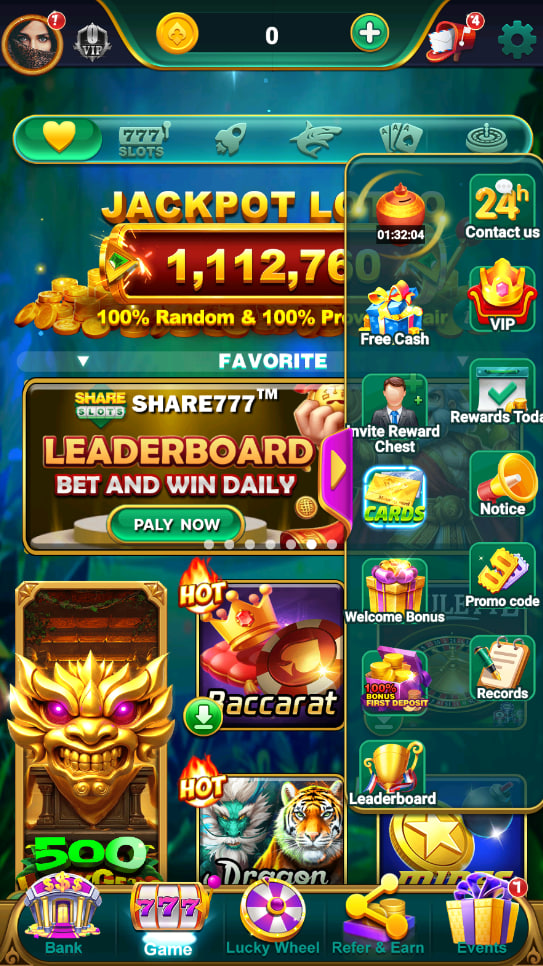 Core Games inside Share Slots